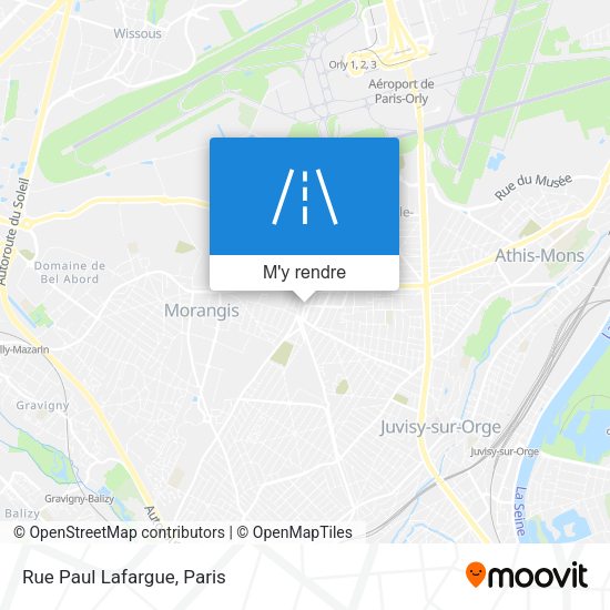 Rue Paul Lafargue plan