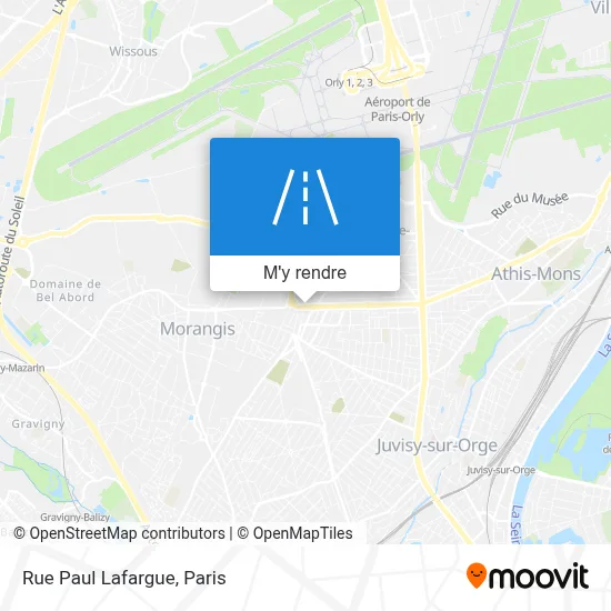 Rue Paul Lafargue plan
