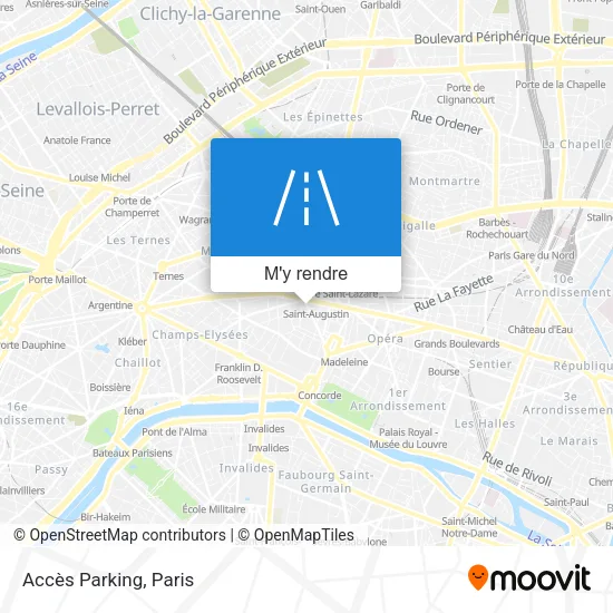 Accès Parking plan