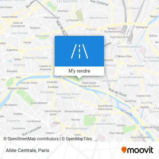Allée Centrale plan