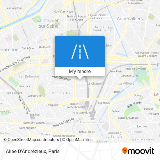 Allée D'Andrézieux plan