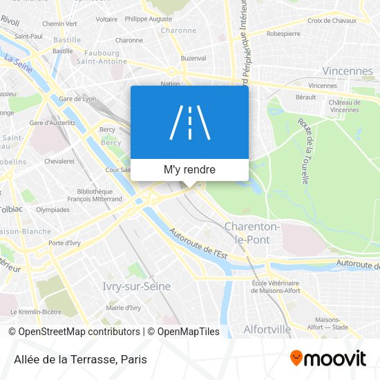 Allée de la Terrasse plan