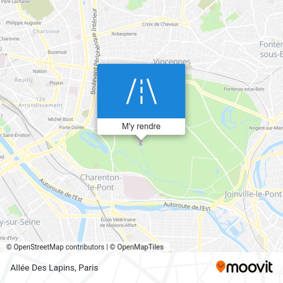 Allée Des Lapins plan