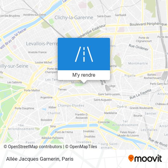 Allée Jacques Garnerin plan