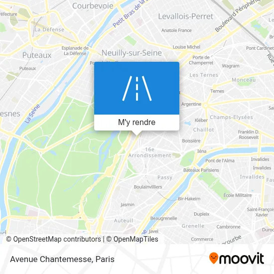 Avenue Chantemesse plan
