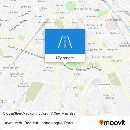 Avenue du Docteur Lannelongue plan