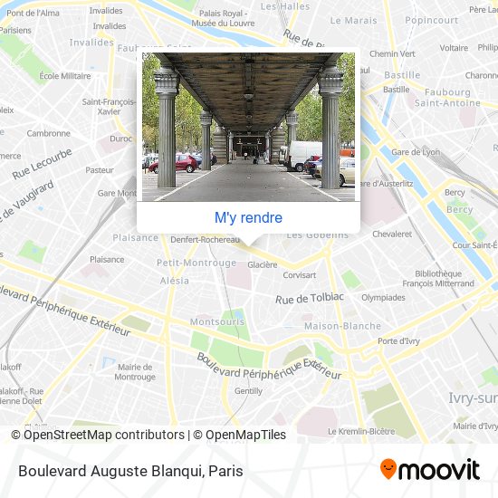Boulevard Auguste Blanqui plan