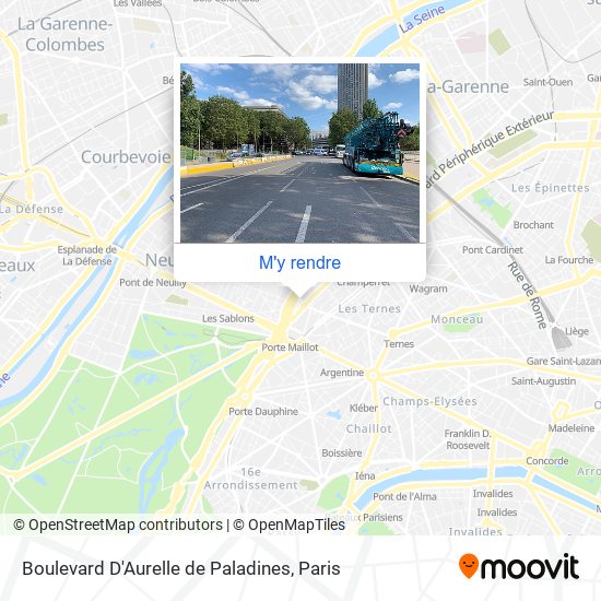 Boulevard D'Aurelle de Paladines plan