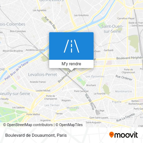 Boulevard de Douaumont plan