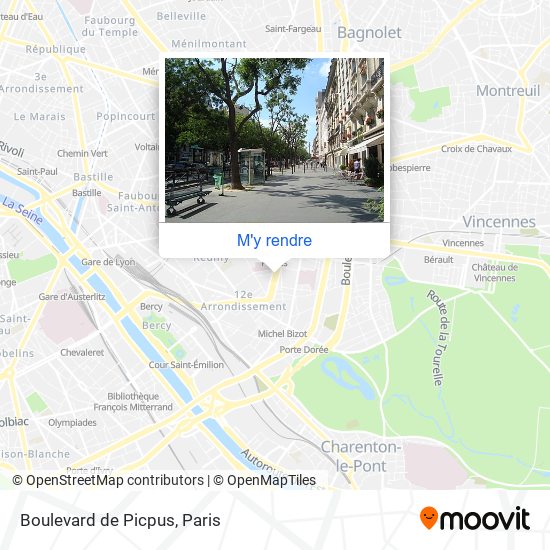 Boulevard de Picpus plan