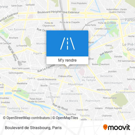 Boulevard de Strasbourg plan