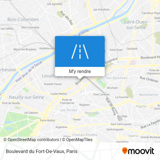 Boulevard du Fort-De-Vaux plan