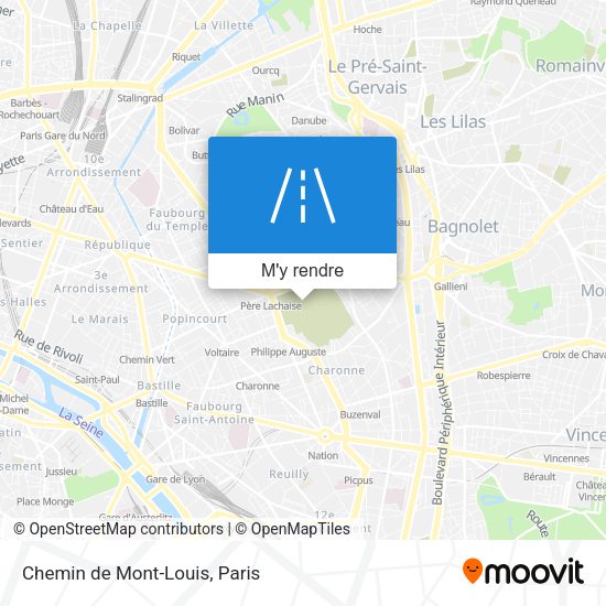 Chemin de Mont-Louis plan