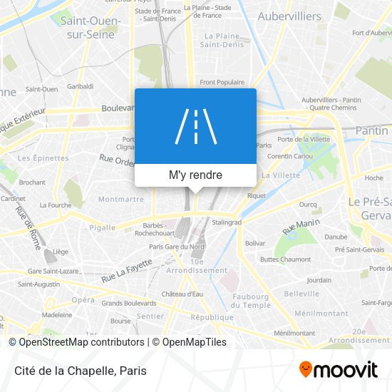 Cité de la Chapelle plan