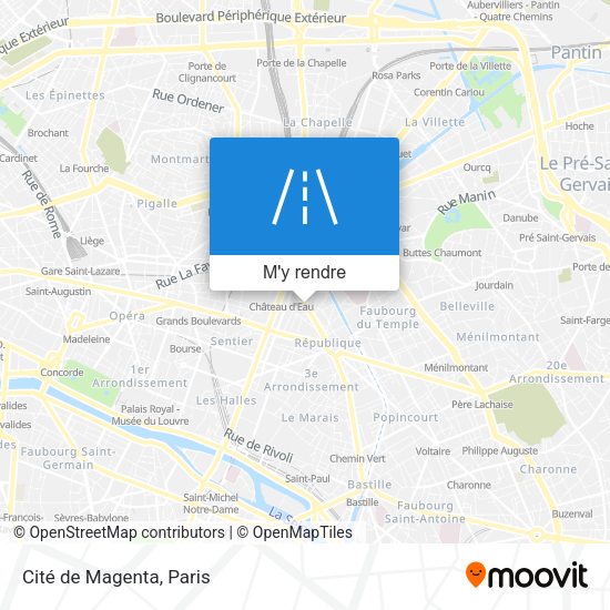 Cité de Magenta plan