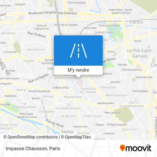 Impasse Chausson plan