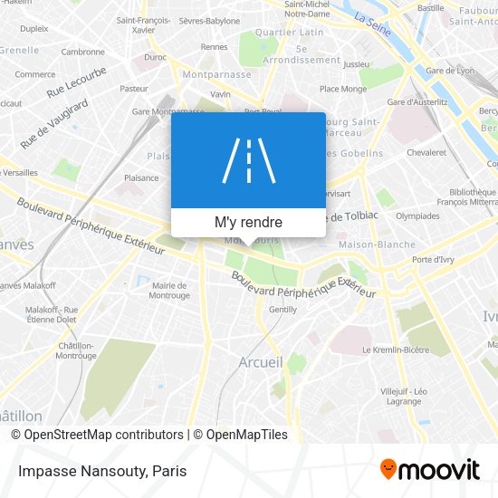 Impasse Nansouty plan