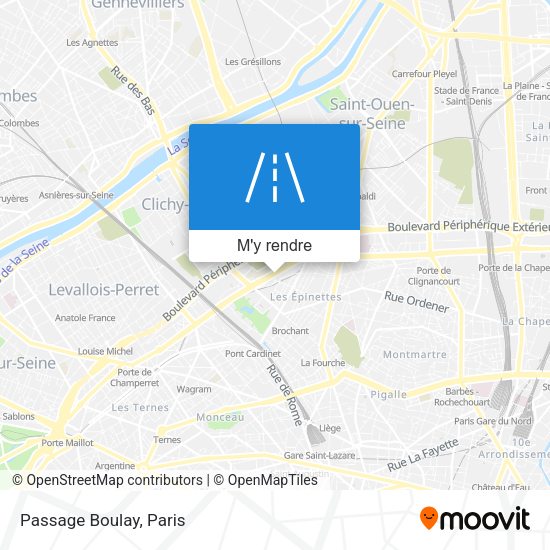 Passage Boulay plan