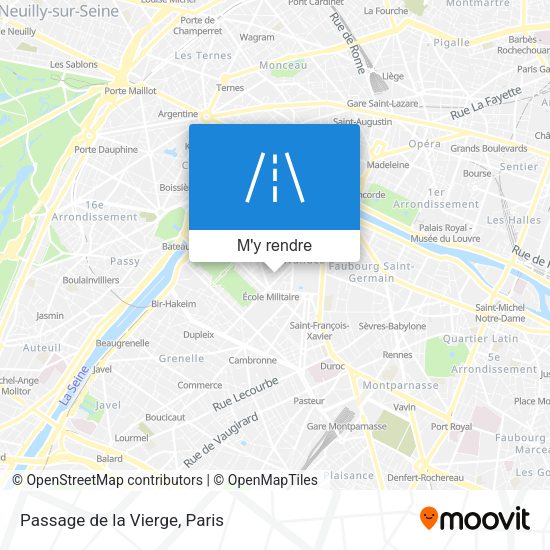 Passage de la Vierge plan