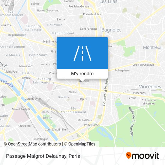 Passage Maigrot Delaunay plan