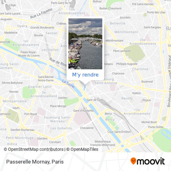 Passerelle Mornay plan