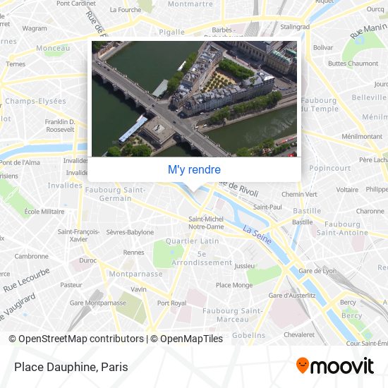 Place Dauphine plan