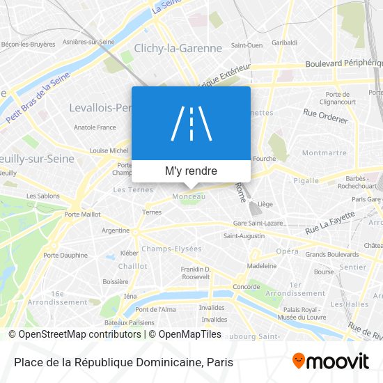 Place de la République Dominicaine plan