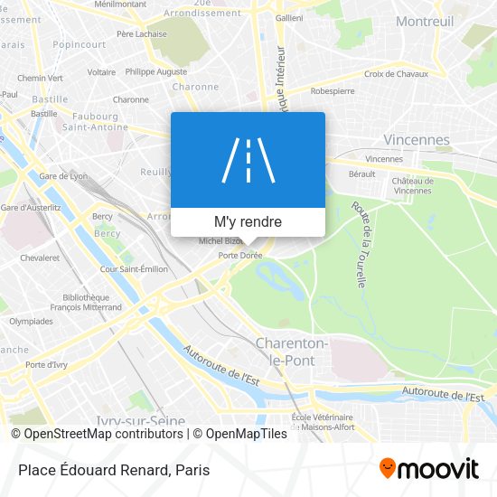 Place Édouard Renard plan