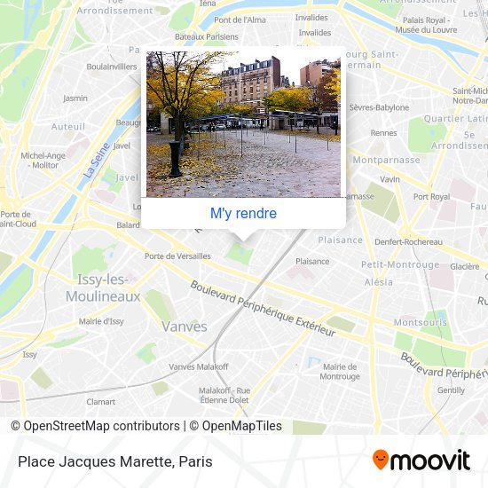 Place Jacques Marette plan