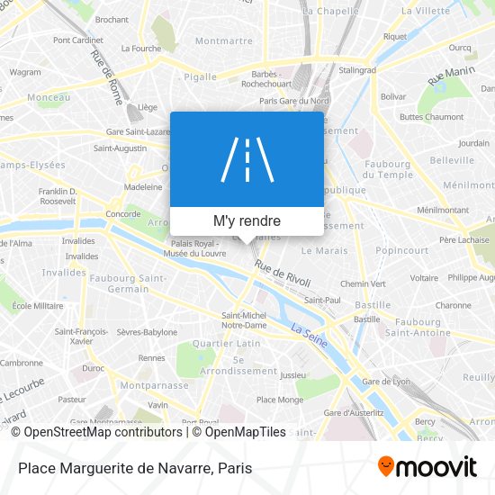 Place Marguerite de Navarre plan