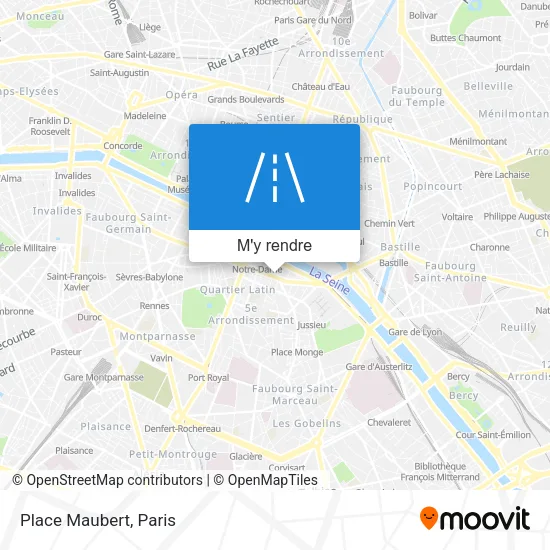 Place Maubert plan