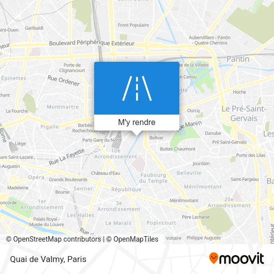 Quai de Valmy plan