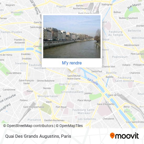 Quai Des Grands Augustins plan