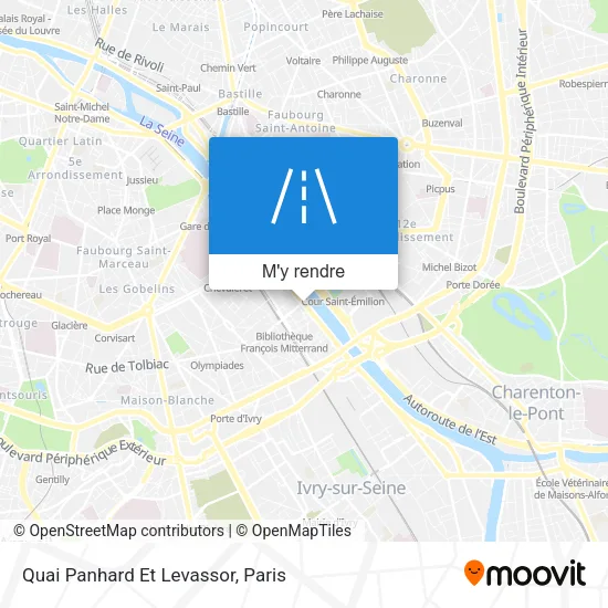 Quai Panhard Et Levassor plan