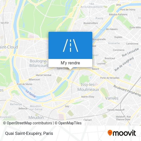 Quai Saint-Exupéry plan