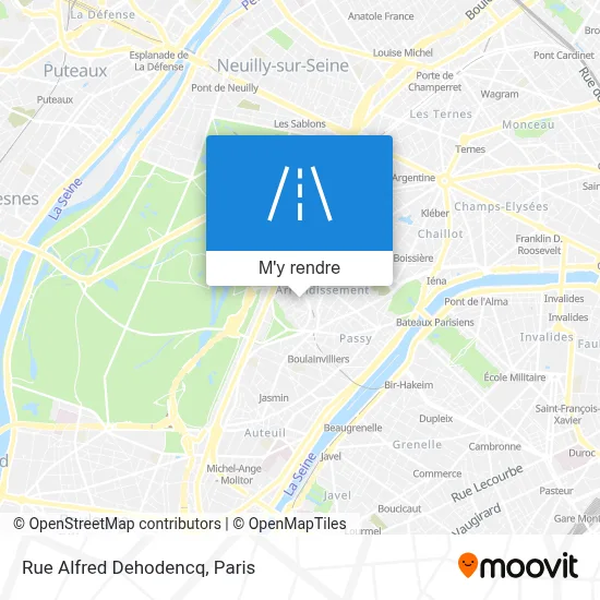 Rue Alfred Dehodencq plan