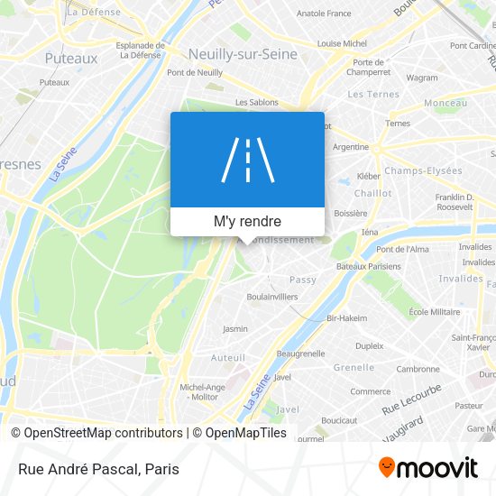 Rue André Pascal plan