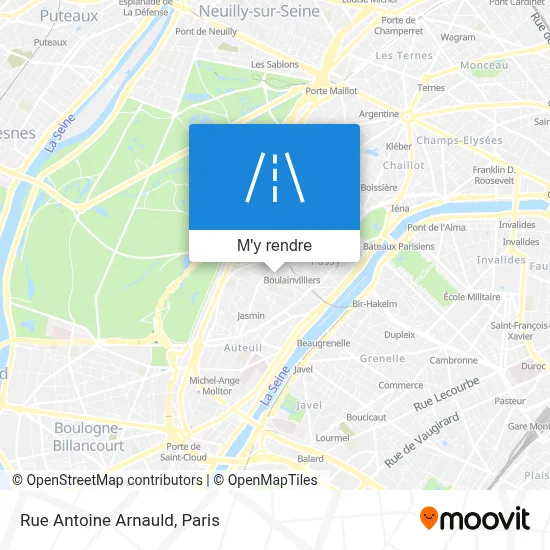 Rue Antoine Arnauld plan