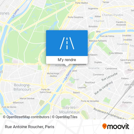 Rue Antoine Roucher plan