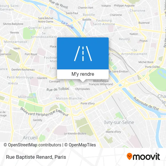 Rue Baptiste Renard plan