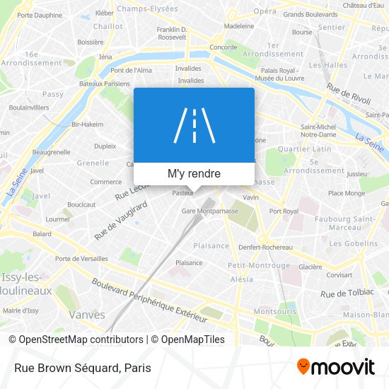 Rue Brown Séquard plan