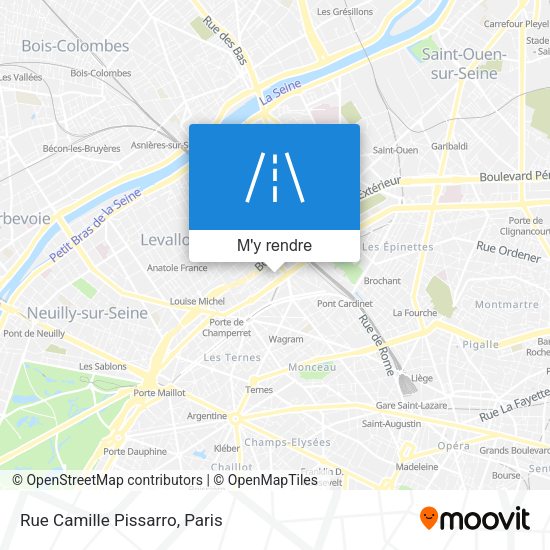 Rue Camille Pissarro plan