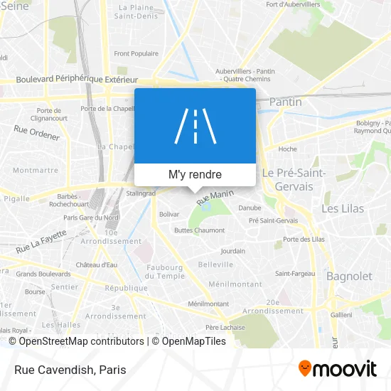 Rue Cavendish plan