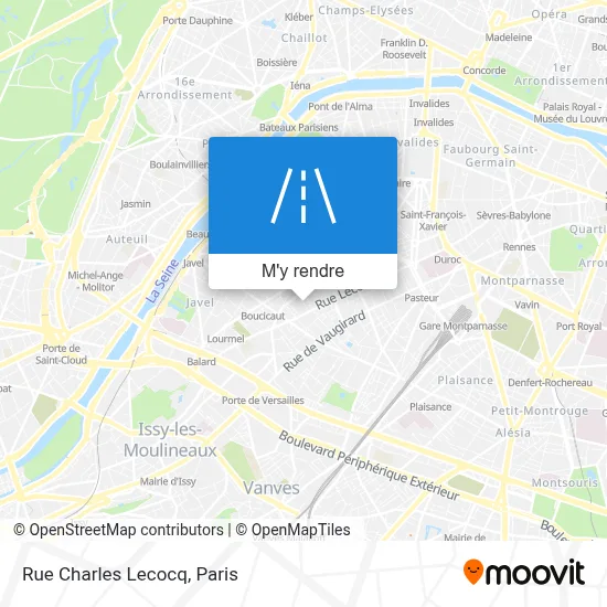 Rue Charles Lecocq plan