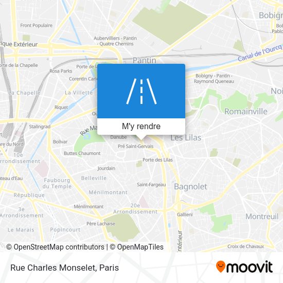 Rue Charles Monselet plan
