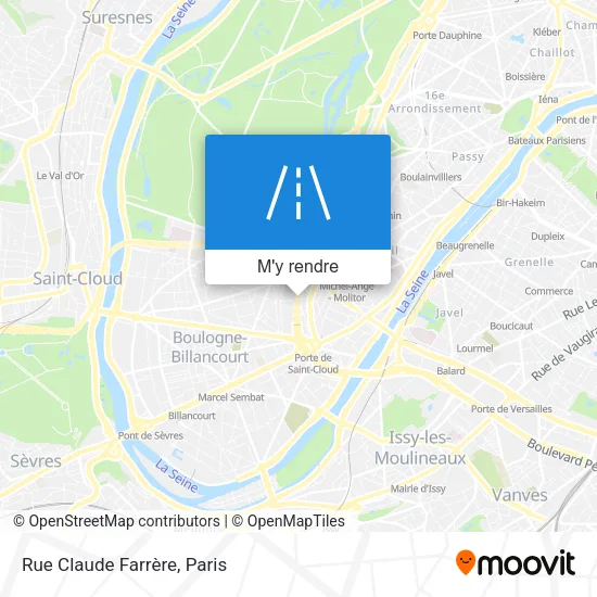 Rue Claude Farrère plan