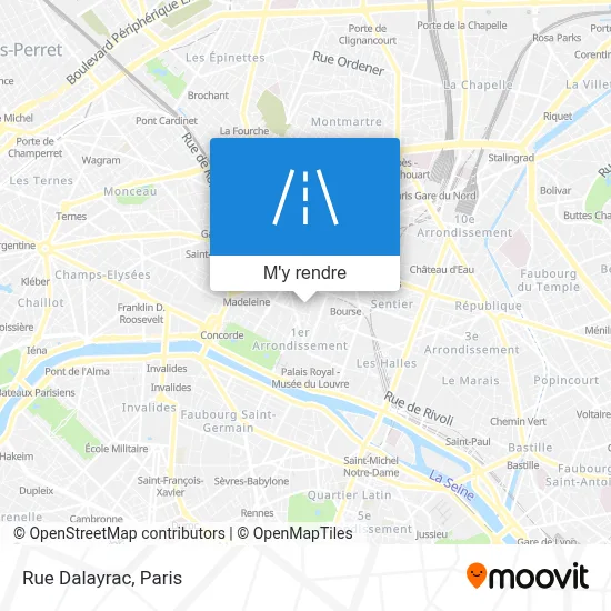 Rue Dalayrac plan