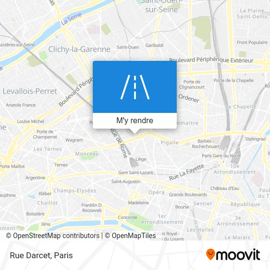 Rue Darcet plan
