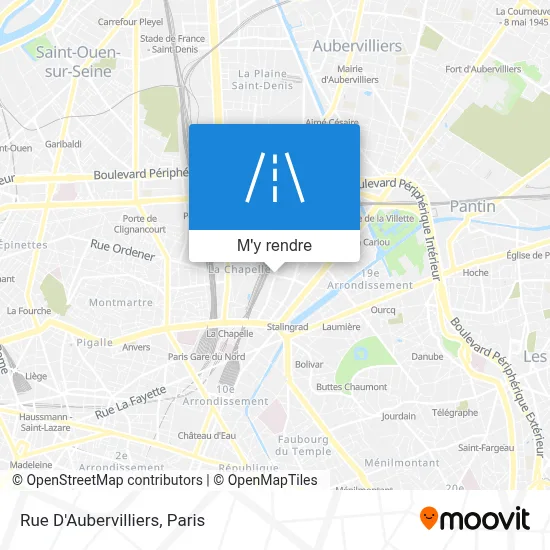 Rue D'Aubervilliers plan