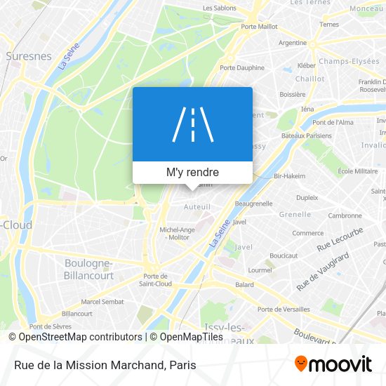 Rue de la Mission Marchand plan